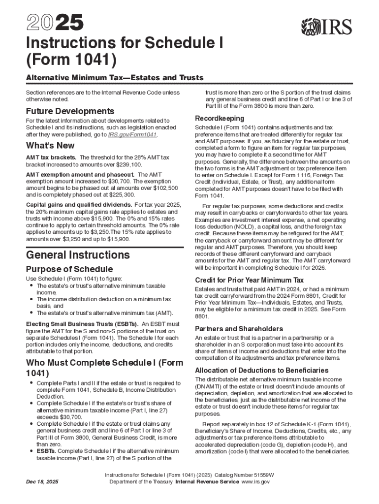IL 1041 Instructions Illinois Department of Revenue  Form