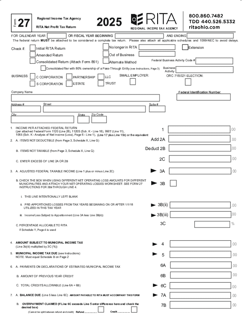 DOWNLOADABLE RITA INCOME TAX FORMS