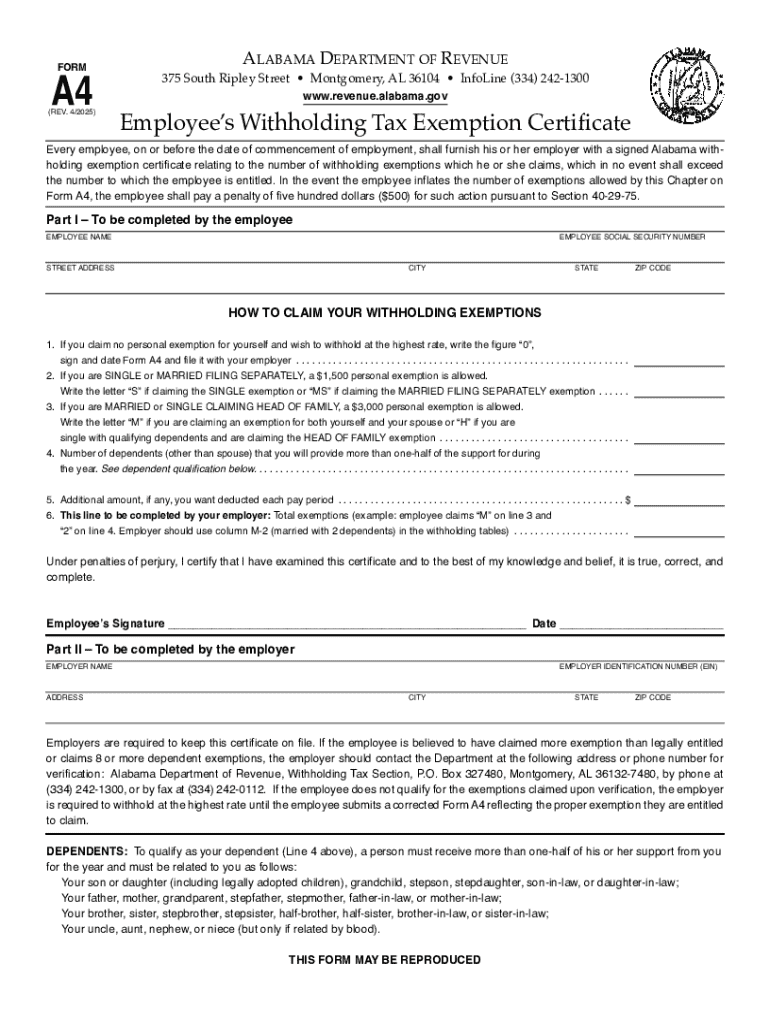  Employee&amp;#039;s Withholding Exemption Certificate THIS FORM 2025-2026