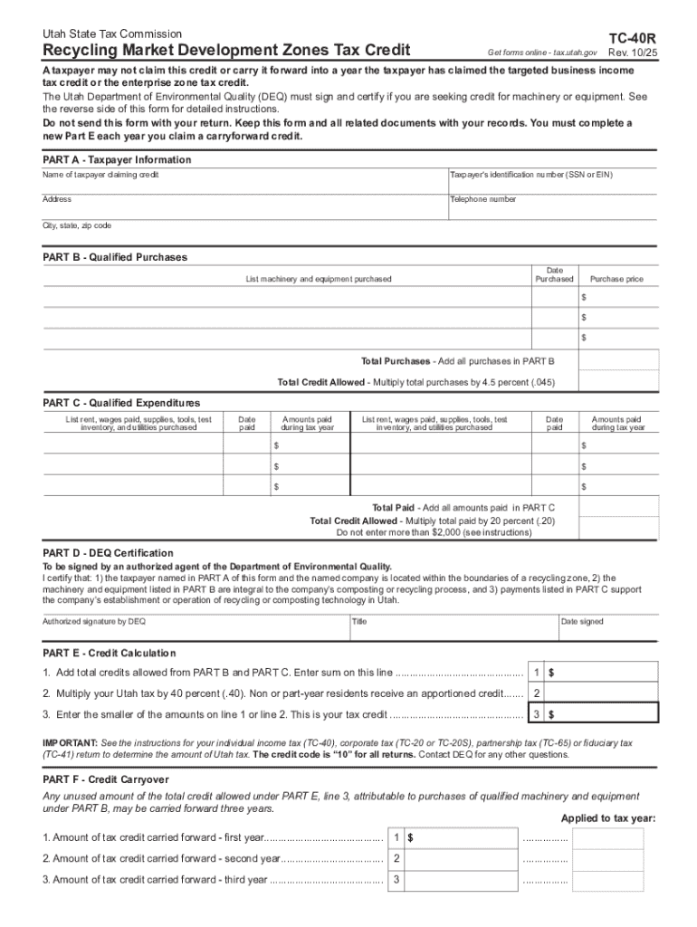 Tax ClearanceUtah State Tax Commission  Form