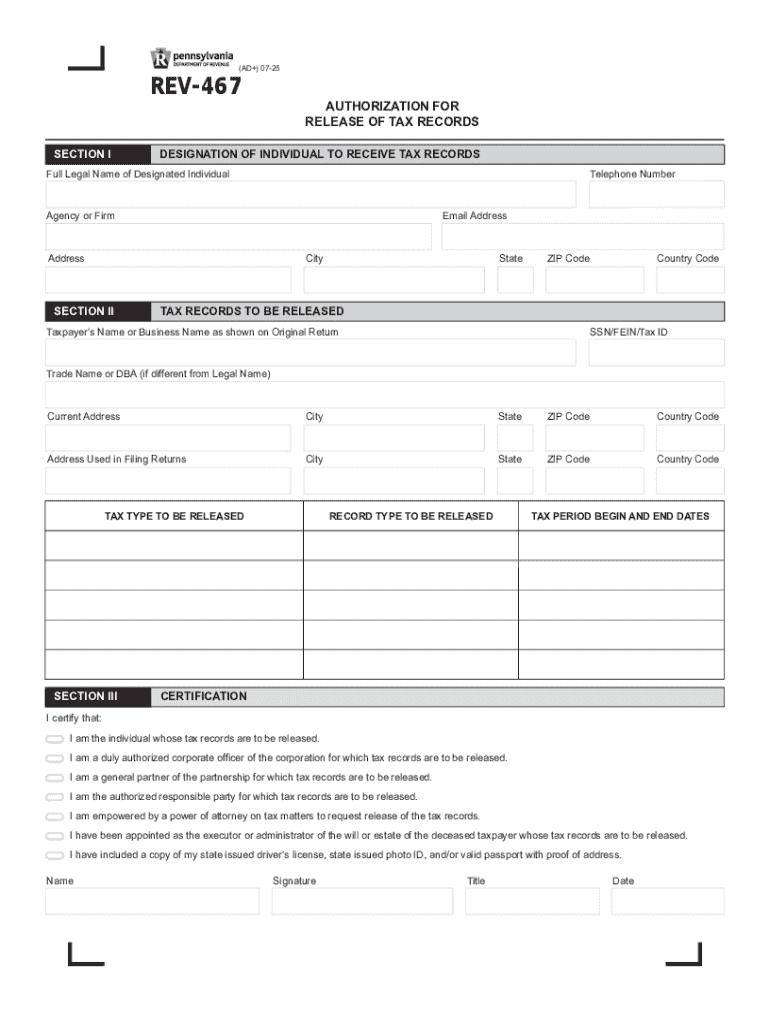Pennsylvania Personal Income Tax Return  Form