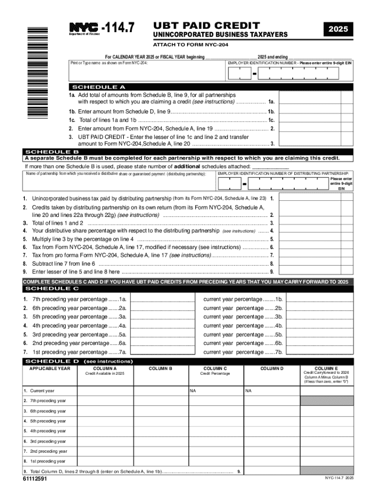 Print or Type Name as Shown on Form NYC 204