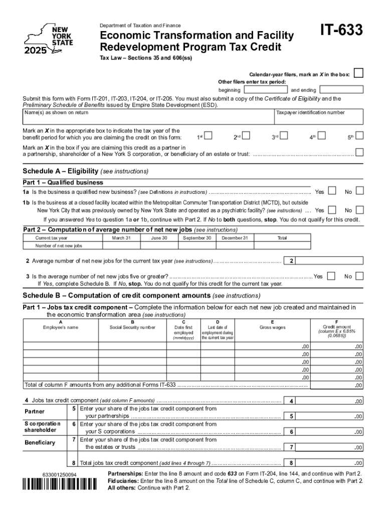 Form it 633 &amp;amp;amp;quot;Economic Transformation and Facility