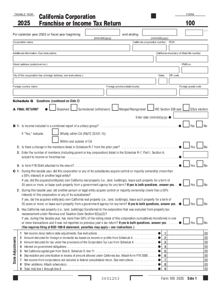 Form or 20 S, Oregon S Corporation Tax Return,
