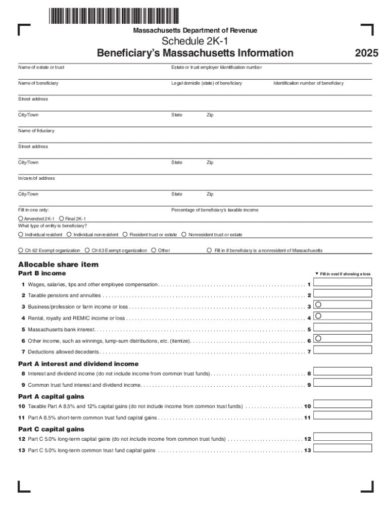 Hello I Am a Beneficiary of an Estate and I Received a K1 the  Form