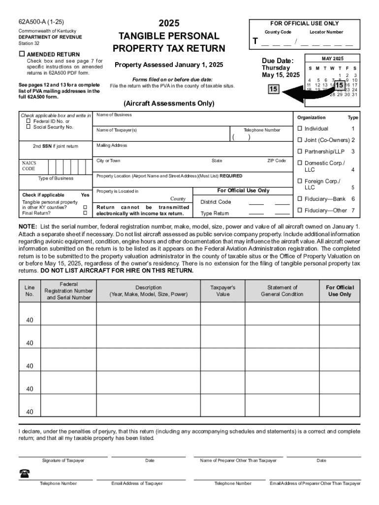 Kentucky Tax Forms Fill Out &amp;amp; Sign Online