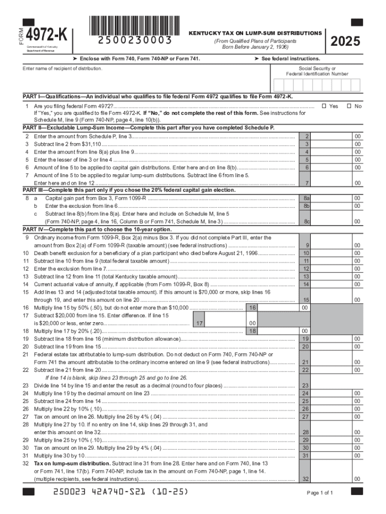 IRS Posts Draft Form 4972, Used to Claim Special Tax