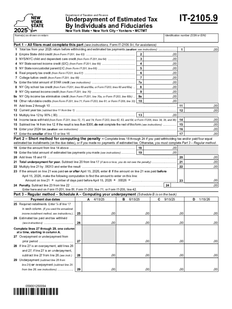  Instructions for Form it 2105 Estimated Income Tax 2025-2026