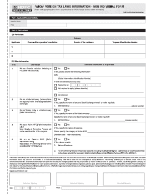 Cams Fatca Form PDF