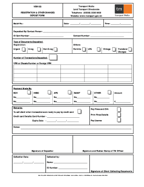 Veh03  Form