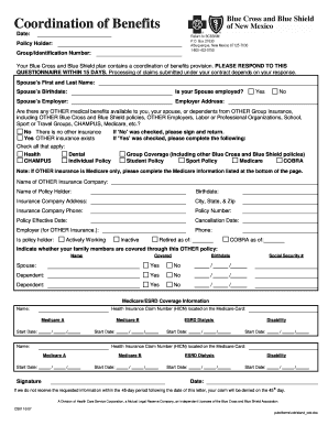  Coordination Form 2007-2024