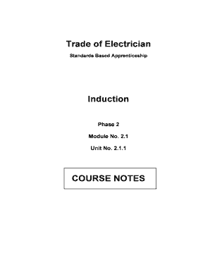 Phase 2 Electrical Notes  Form