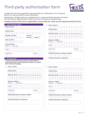 Hesta Certificate of Compliance  Form