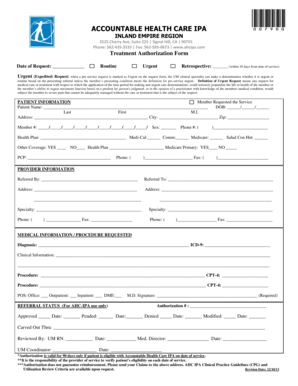 Accountable Ipa Authorization Forms