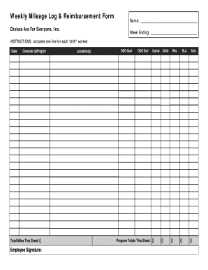 Timesheet Mileage Side Choices Are for Everyone Cafeinc  Form