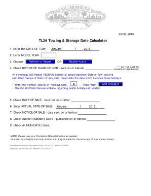 Tl26 Form Calculator Towing