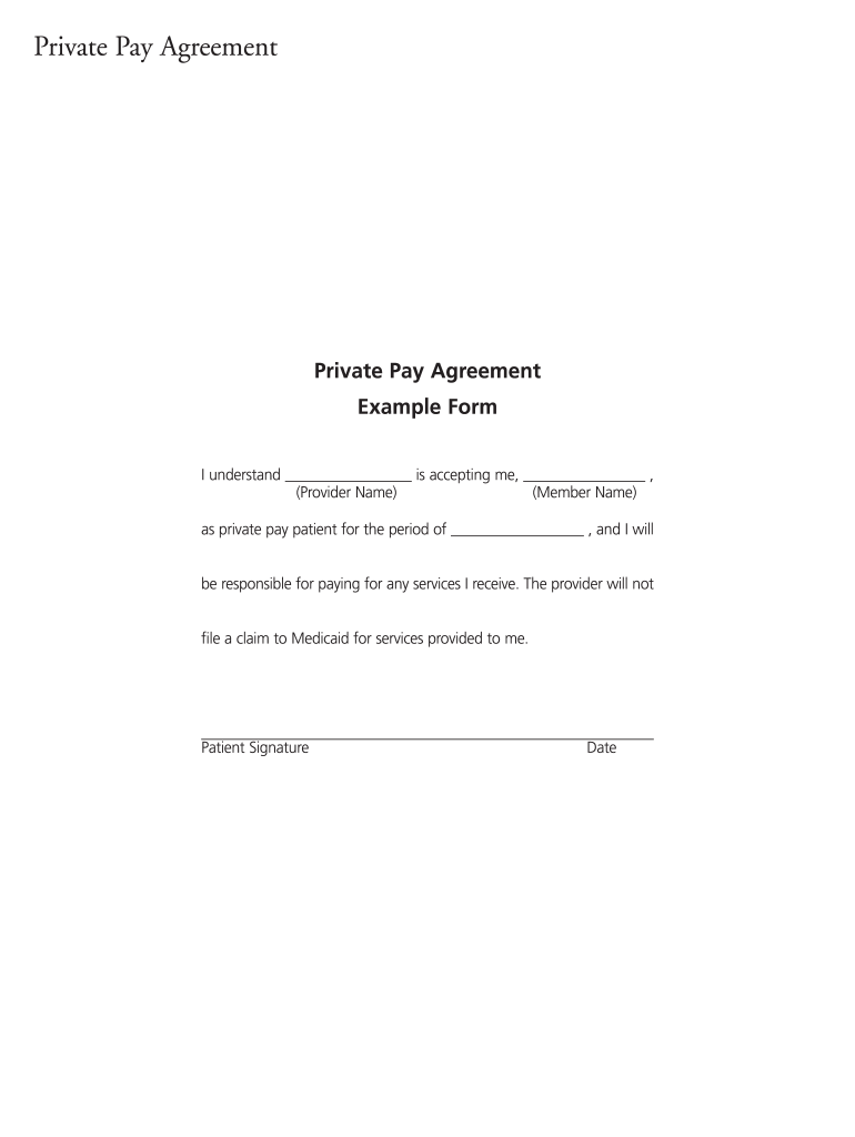 Simple Payment Agreement Template  Form