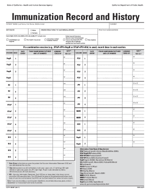 printable immunization records fill out and sign printable pdf template signnow