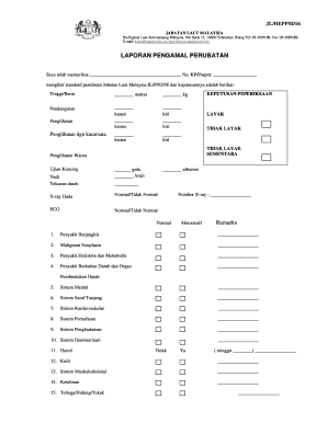 Jabatan Laut Malaysia Online  Form