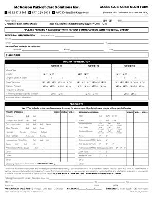 Mckesson Order Form