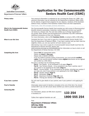  Cshc Application Form 2015