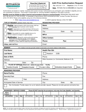 Alameda Alliance Authorization Form  Fill Out and Sign Printable PDF
