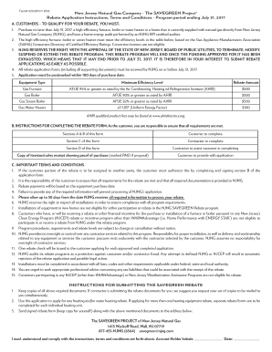 Njng Rebate Form