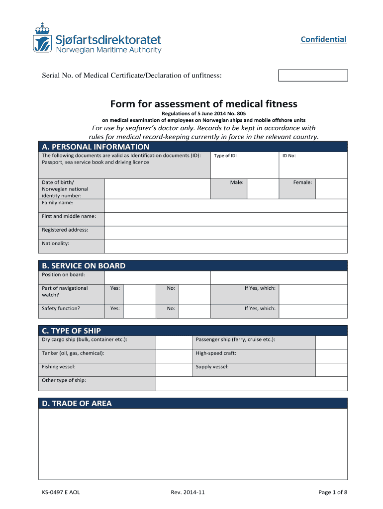  Workout Assessment Forms 2014-2024