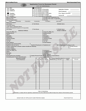 Bpls Unified Application Form