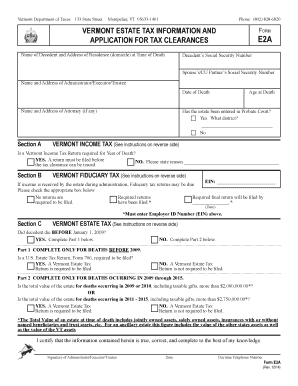 Vt Tax Form E2a