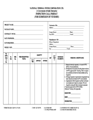 Inspection  Form