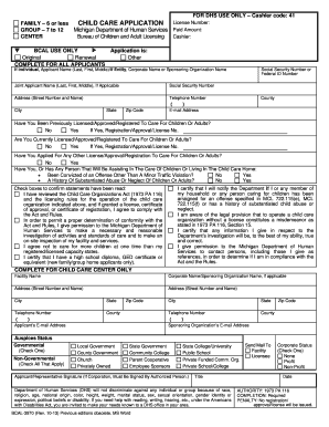 DF DG Printable Renewal Application Rev 715 Michigan  Form