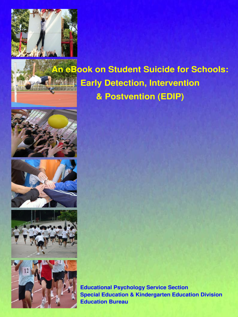 An eBook on Student Suicide for Schools Early Detection Intervention  Form