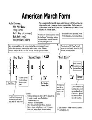 American March Form