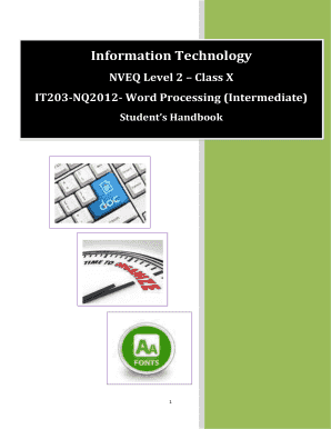 Nveq Level 2 Information Technology Book