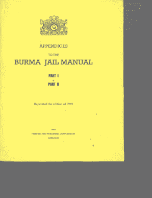 Jail Manual Book  Form