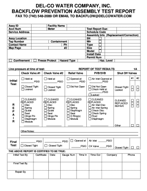 Backflow Downloads  Form