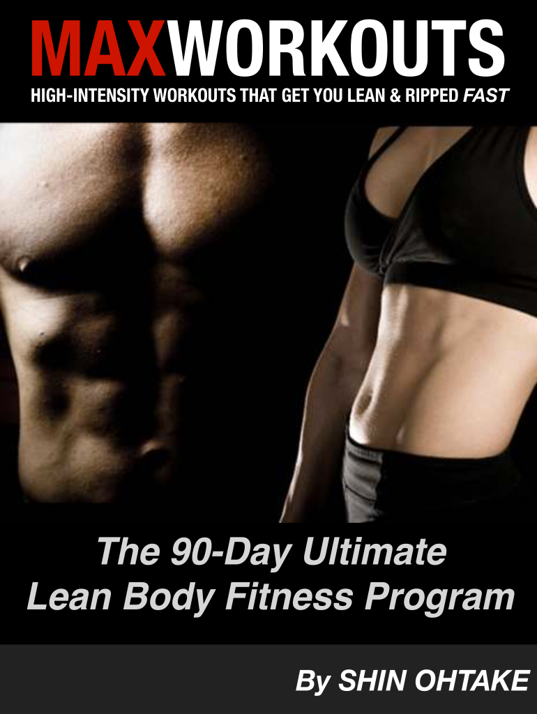 Max Workouts 90 Day Program PDF  Form