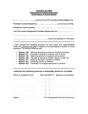 Dps Letter of Authorisation Template  Form