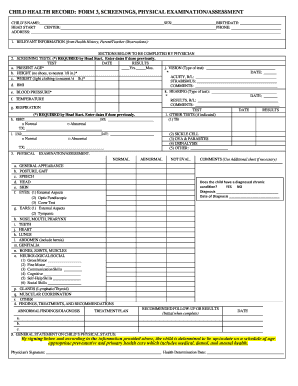  Kids Physical Form 2014-2024