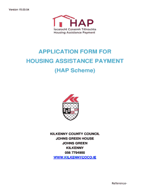 Hap Application Form PDF