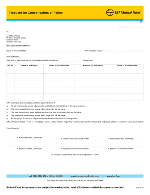 Karvy Folio Consolidation Form PDF