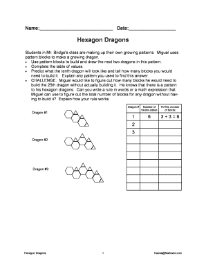 Hexagon Dragons Mathwirecom Wasatch  Form