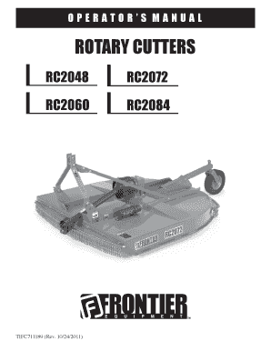 Frontier Rc2060 Manual  Form