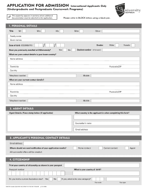 Cqu Application Form PDF