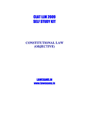 Clat Llm Self Study Kit  Form