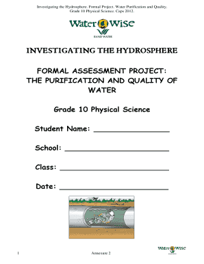 Grade 10 Prescribed Experiment 2 Memorandum  Form