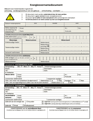 Energieovernamedocument  Form