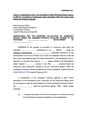 Letter of Undertaking Sample  Form