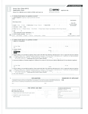 Smc Kyc Form